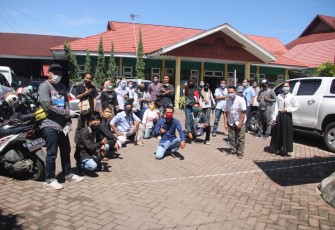 Pemprov Bengkulu Fasilitasi Rapid Test dan Bagikan Masker Gratis ke Wartawan