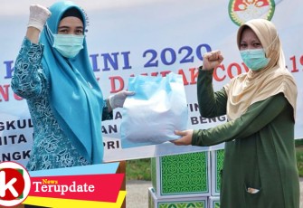 Derta Wahyulin Beri Motivasi Tenaga Medis Covid-19 di RSMY Bengkulu