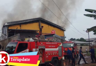 Pasca terkadi kebakaran Gudang Sembako