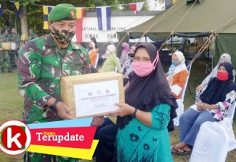 Alumni Akabri 96 Bharata Sena Salurkan Ratusan Paket Sembako ke Masyarakat Bintan