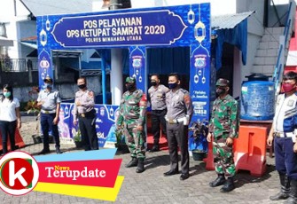 TNI-Polri Bersinergi di Posko Pengamanan Terpadu Operasi Ketupat 2020