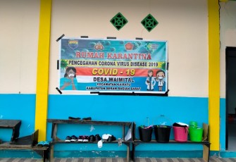 Pemdes Waimital Jadikan Ponpes Al Falah Sebagai Rumah Karantina