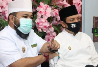 Wali Kota Bengkulu Helmi Hasan dan Wakil Wali Kota Bengkulu Dedy Wahyudi 
