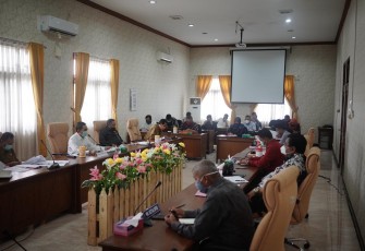 Rapat kordinasi dalam rangka penanganan covid-19