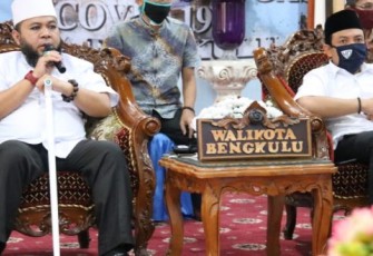 Wali Kota Bengkulu Helmi Hasan dan Wakil Wali Kota Bengkulu Dedy Wahyudi 