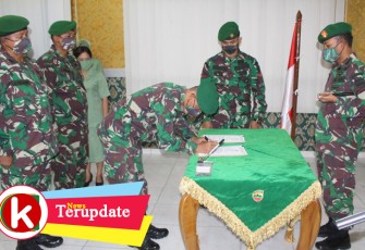 Dandim 0209/LB Pimpin Sertijab Danramil dan Pasi Log