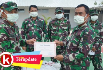 Paguyuban ANTASENA Abituren Akmil 1996 Serahkan Bantuan Masker ke RSKI Covid-19 Pulau Galang Batam