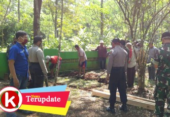 TNI Polri Bantu Siapkan Makam Jenazah PDP Covid-19 yang Meninggal