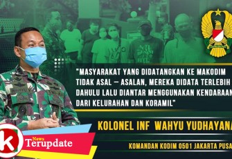  Dandim 0501/JP BS Kolonel Inf Wahyu Yudhayana