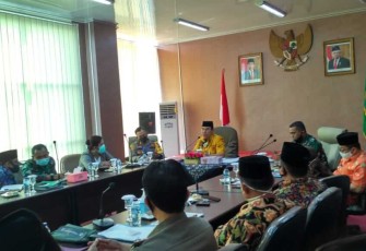 Bupati Rejang Lebong Ahmad Hijazi Rapat Pelaksanaan Pemulihan New Normal di Kabupaten Rejang Lebong