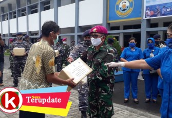 Danlantamal VIII Manado berikan bantuan