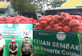 Bintan Resort Council Serahkan 3.700 Paket Sembako Peduli Covid-19 Pada Masyarakat Bintan