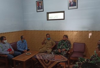 Dandim 0807/Tulungagung Sambangi Kantor Desa Ngepoh Lakukan Koordinasi
