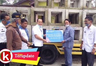 Bupati Batu Bara Hadiri Pelepasan 150 Unit Rumpon Terumbu Karang Buatan