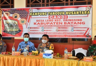 Polres Batang Canangkan Kampung Tangguh Nusantara Candi