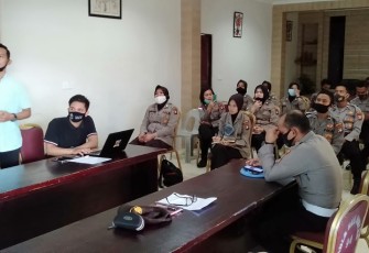 Polres Bintan Adakan Latihan Aplikasi Pelayanan Call Center 110