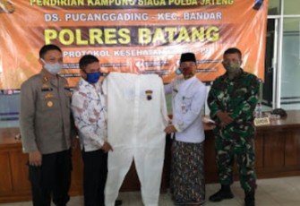 Kapolres Batang: Pembangunan Kampung Siaga Diharapkan Mampu Menginspirasi
