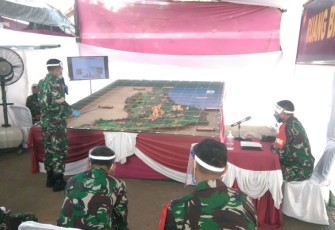 Suasana kegiatan latihan Posko I 