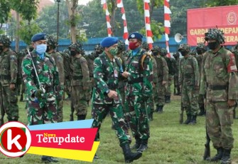 Upacara penutupan Latganda Setukba TNI AU Angkatan ke-36 di Lapangan Skadik 403 Lanud Adi Soemarmo. (Foto Istimewa)