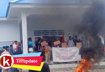 Sama Pattimura Maluku Utara Gelar Aksi Penolakan Camat Baru