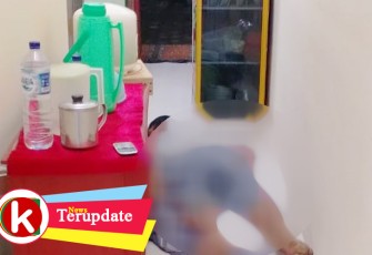 Jasad korban pasca ditemukan tewas dalam kondisi telungkup