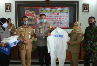 Pencanangan Kampung Tangguh Nusantara Candi di Desa Cablikan Reban