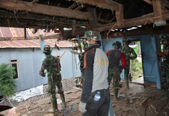 Bedah rumah Janda Satgas TMMD ke-108 Kodim Jeneponto mendapat apresiasi