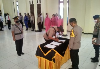 Jabatan Kasat Reskrim Polres SBB Diserah Terimakan