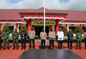 Bupati Bintan Ikut Sambut Rombongan Kapolda di Polres Bintan