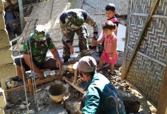 Warga Desa Ngepoh Sambut Gembira TMMD 108