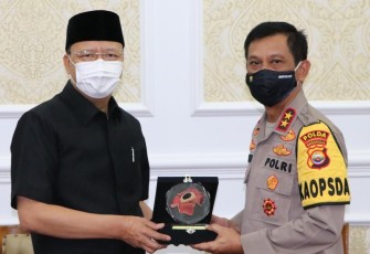 Kapolda Bengkulu Silaturahmi Bersama Gubernur-Kajati-Ketua DPRD dan Danrem 041 GAMAS