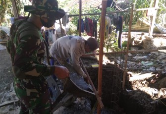 Warga dan TNI Sudah Bekerja Meski TMMD 108 Tulungagung Belum Dibuka