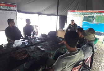 Tim Media Center 0105/Abar Dampingi Awak Media Terjun ke Lokasi TMMD Ke-108