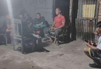 Satgas TMMD manfaatkan waktu rehat untuk bersilaturahmi