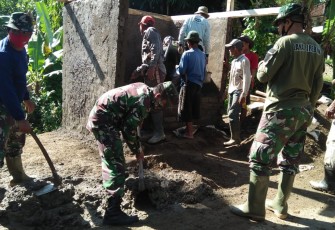 Giat TMMD Kodim Subang, TNI Dirikan Pos Ronda