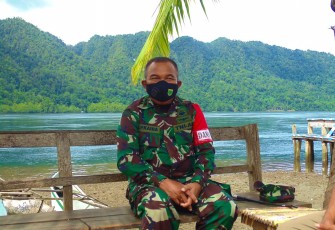 Dandim 1805/Raja Ampat Letkol Inf. Josep Paulus Kaiba.