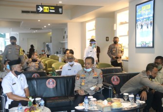 Bupati Bintan melalui Sekda Bintan Sambut kedatangan Dirpamobvit Korsabhara Baharkam Polri Ke Lagoi Bintan