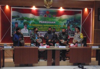 TMMD Ke-108 TA 2020 Kodim 1805/Raja Ampat Resmi Dibuka