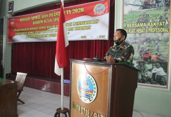  Komandan Kodim 0718/Pati Letkol Czi Adi Ilham zamani,SE, M.I.Pol