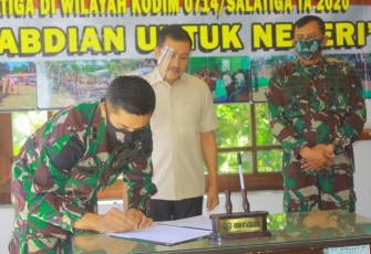 Dandim Salatiga Bersama Walikota Tutup TMMD Sengkuyung Tahap II