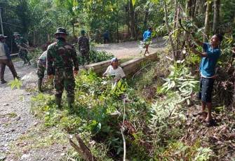 Budaya Gotong-Royong TNI dan Masyarakat Merupakan Senjata Andalan TMMD