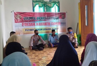 Polsek Kairatu Timur Gelar Bacarita Kamtibmas