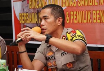 Kapolres SBB AKBP Bayu Tarida Butar Butar