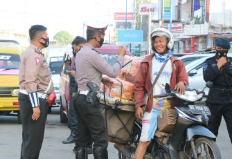 Satgas Aman Nusa II Polda Bengkulu Ingatkan Warga Patuhi Protokol Kesehatan