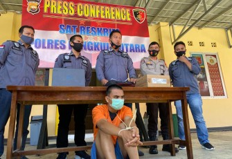 Polres Bengkulu Utara Tangkap Pemuda Curi Alat Elektronik SMKN 2 Argamakmur