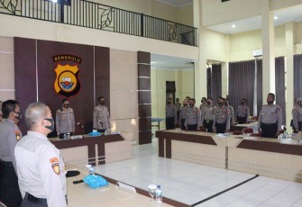 Polda Bengkulu dan Jajaran Gelar Anev dan Realisasi PNBP Obvit 2020