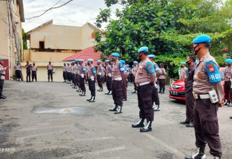Bid Propam Laksanakan Pendisiplinan Protokol Kesehatan Kepada Personil