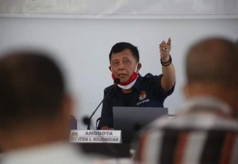 Kepala Divisi Teknik Penyelenggara Komisi Pemilihan Umum Kota Bitung Iten Emanuel Konjongian