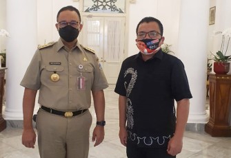 Haji Denny Temui Gubernur DKI Anies Baswedan