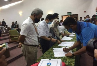 Bupati Bintan MoU Dengan 15 Perusahaan